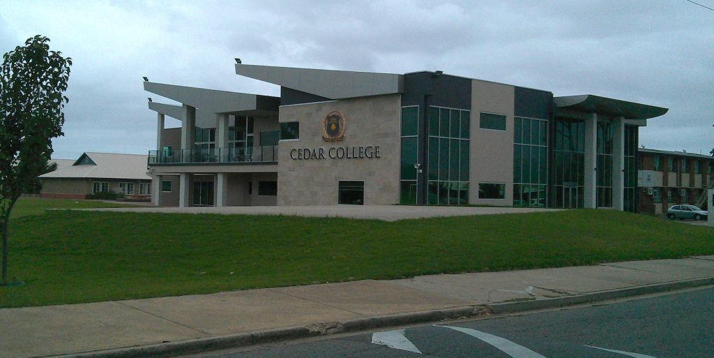 cedar college administration block