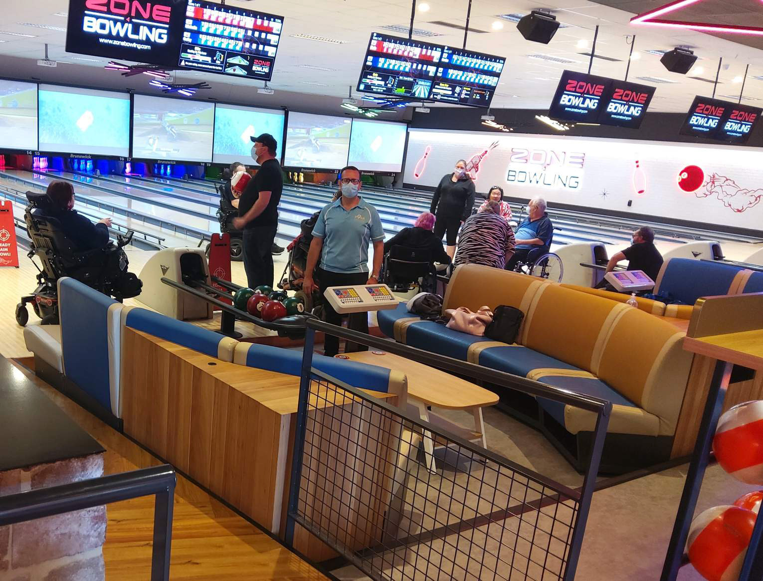 Accessible Ten Pin Bowling at a redeveloped bowling centre